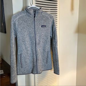 Better Sweater Heather Gray Patagonia zip